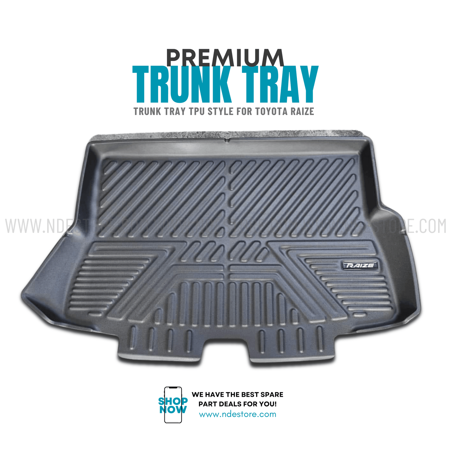 TRUNK TRAY FOR TOYOTA RAIZE - ndestore.com