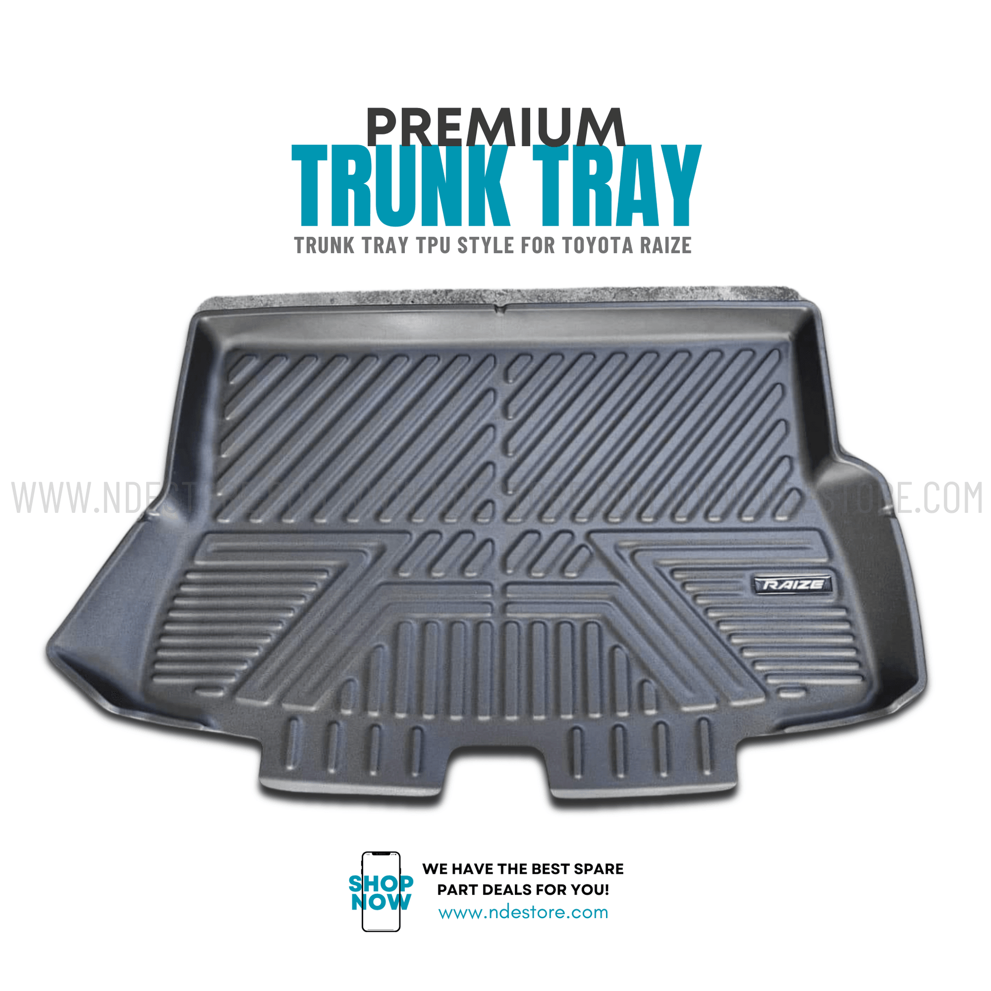 TRUNK TRAY FOR TOYOTA RAIZE - ndestore.com