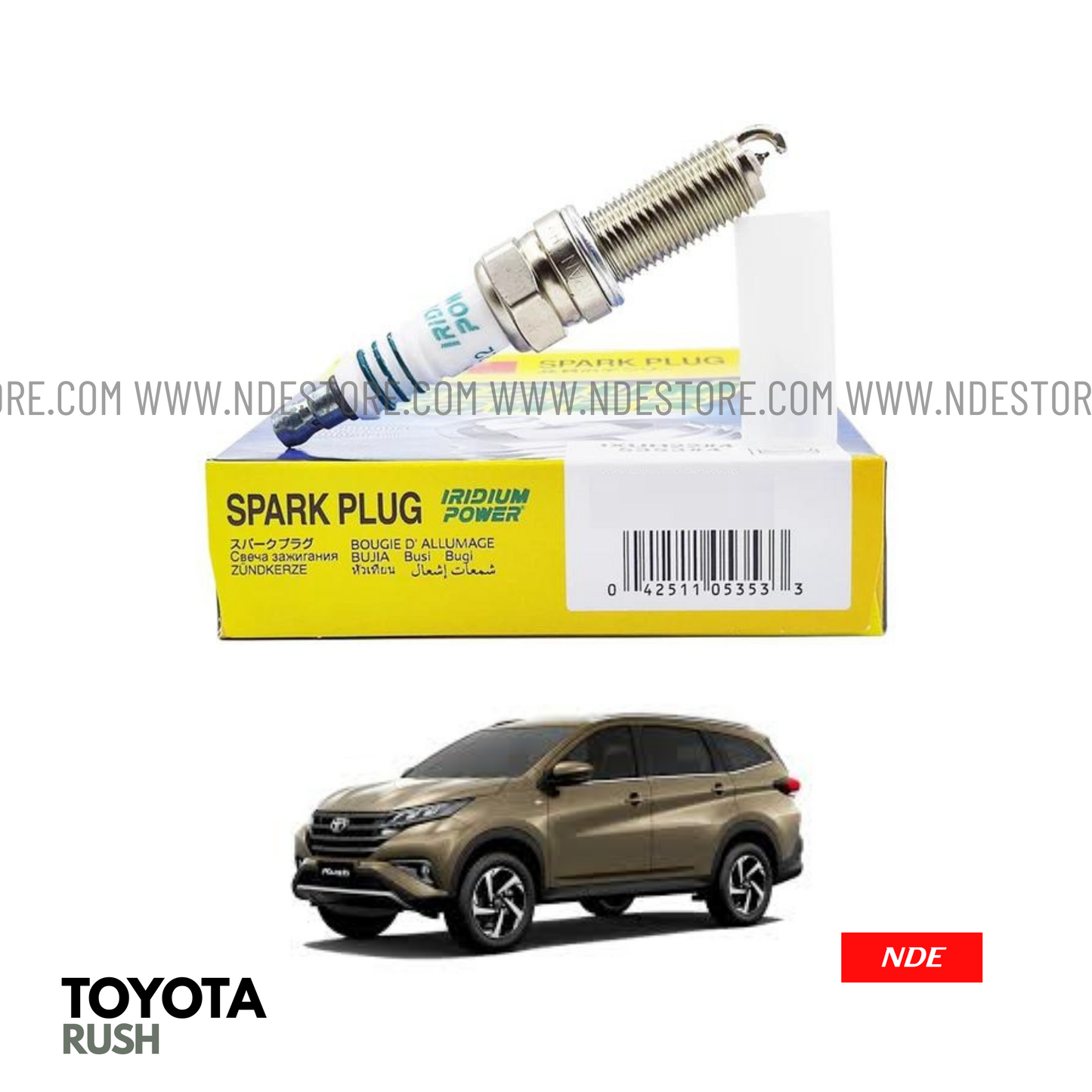 SPARK PLUG DENSO IRIDIUM FOR TOYOTA RUSH