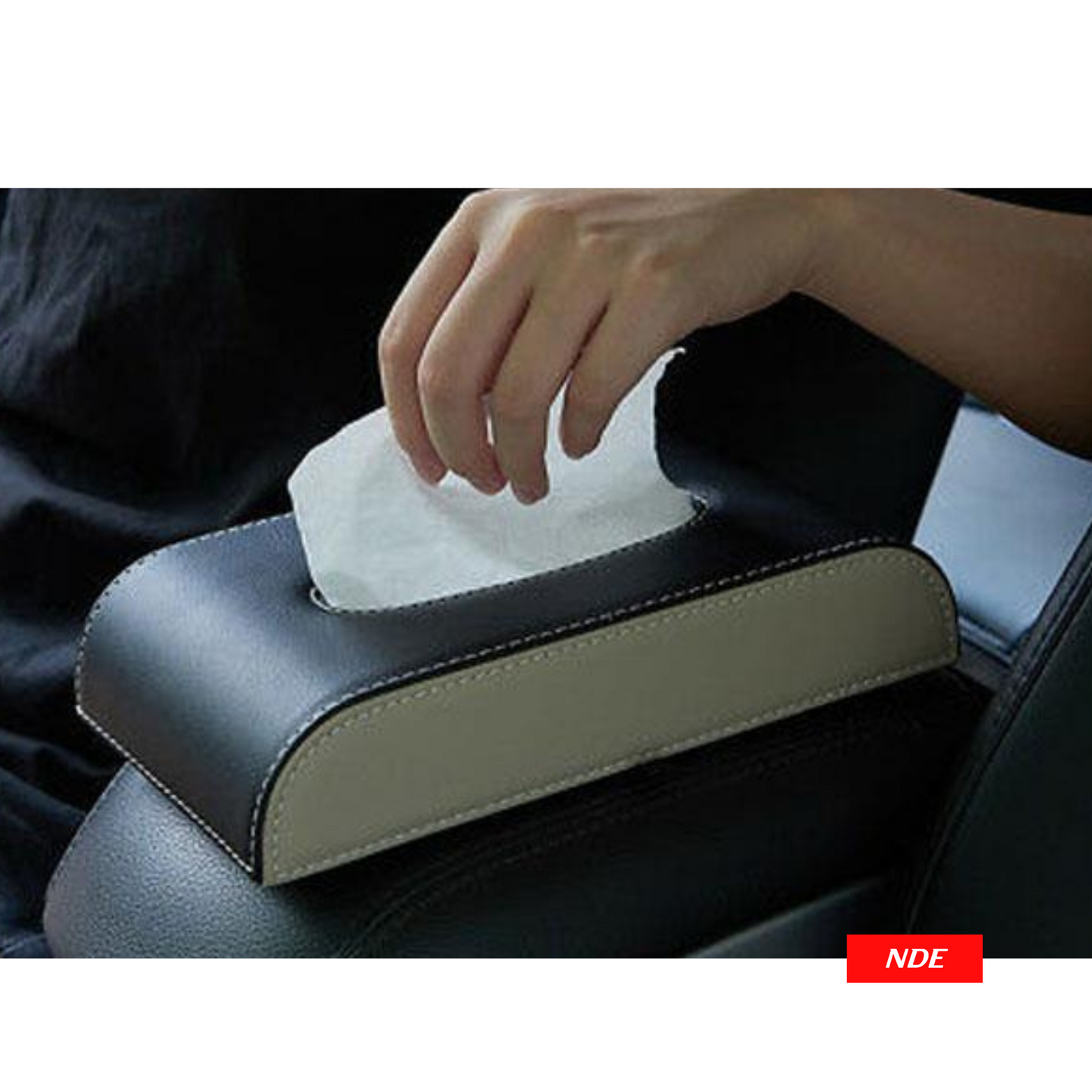 TISSUE BOX HOLDER WITH TOYOTA LOGO