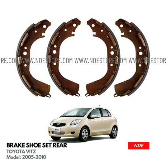 BRAKE, BRAKE SHOE FOR TOYOTA VITZ (2005-2010) (TOYOTA GENUINE PART)