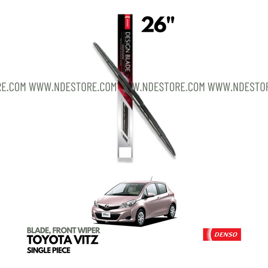 WIPER BLADE DENSO HYBRID DESIGN FOR TOYOTA VITZ (SINGLE PIECE)