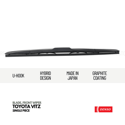 WIPER BLADE DENSO HYBRID DESIGN FOR TOYOTA VITZ (SINGLE PIECE) - ndestore.com