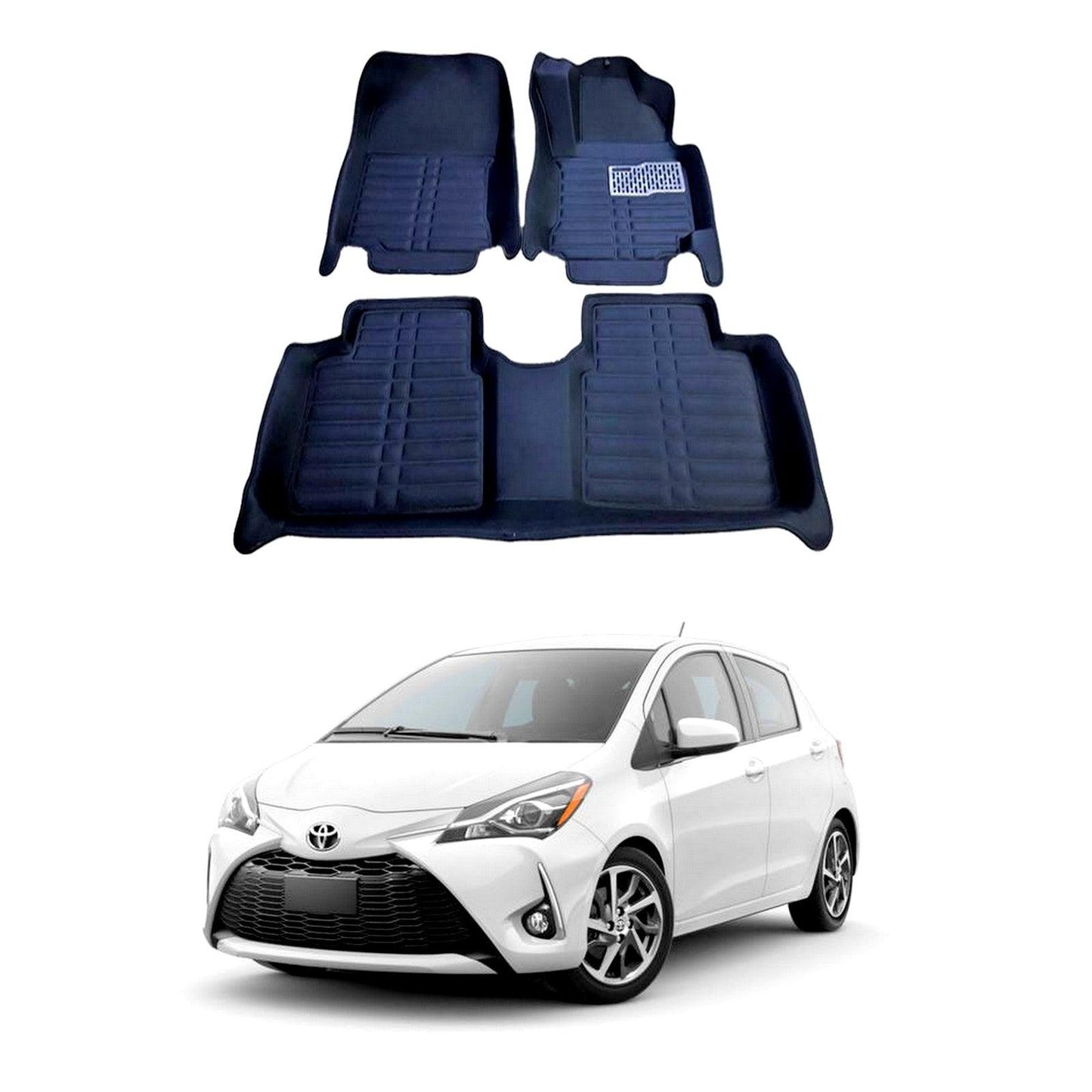 FLOOR MAT 5D STYLE FOR TOYOTA VITZ (OLD MODEL) - ndestore.com