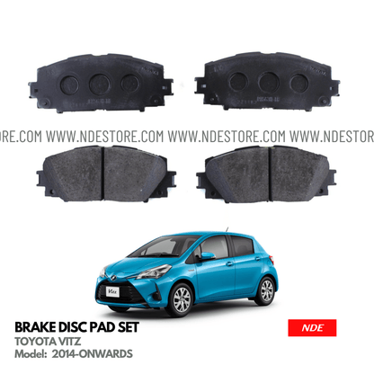 BRAKE, DISC PAD FRONT FOR TOYOTA VITZ (2014-ONWARDS) (TOYOTA GENUINE PART) - ndestore.com