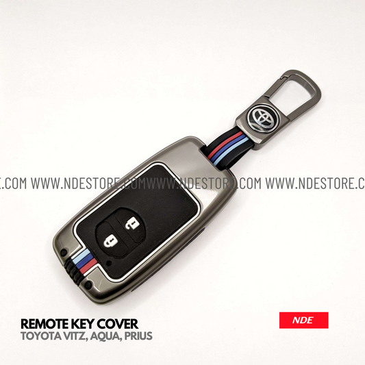 KEY REMOTE COVER METAL PREMIUM QUALITY FOR TOYOTA VITZ AQUA PRIUS