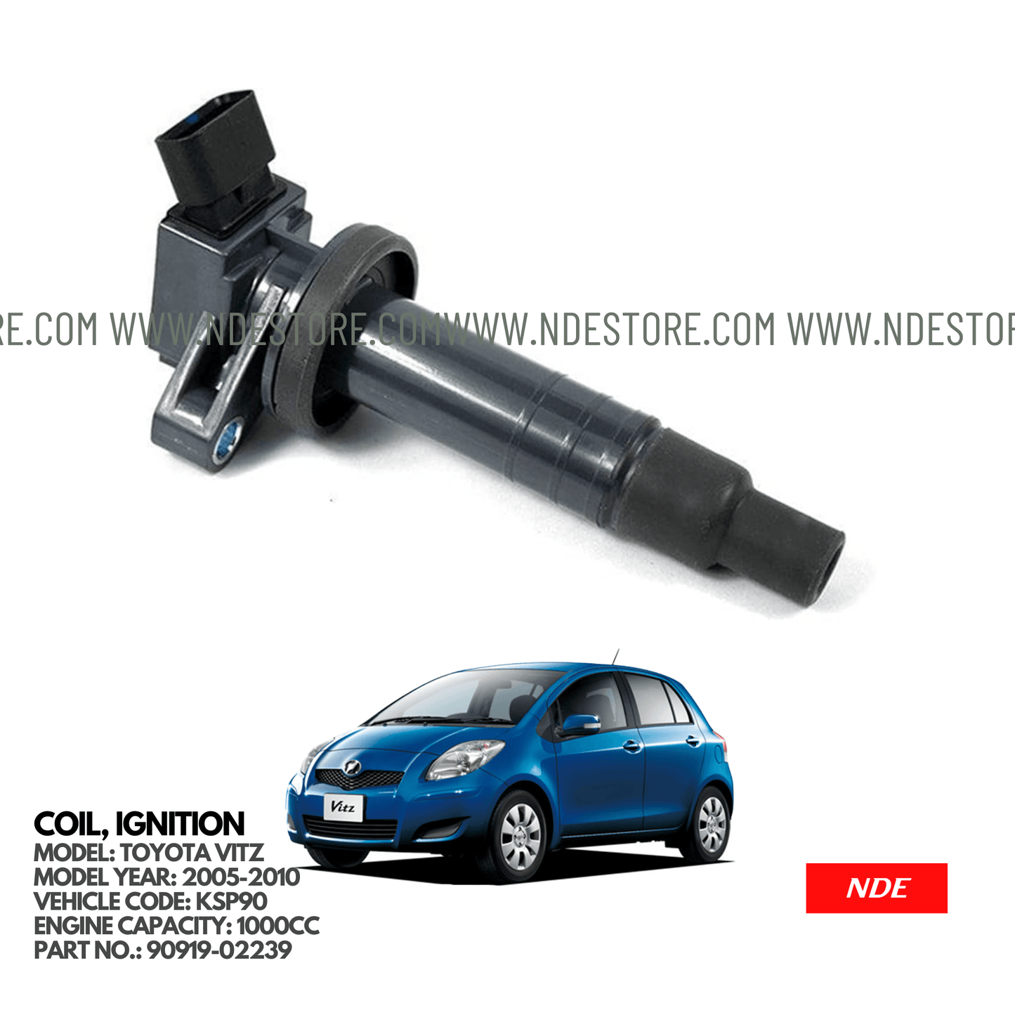 IGNITION COIL ASSY GENUINE FOR TOYOTA VITZ KSP90 (2005-2010) - ndestore.com