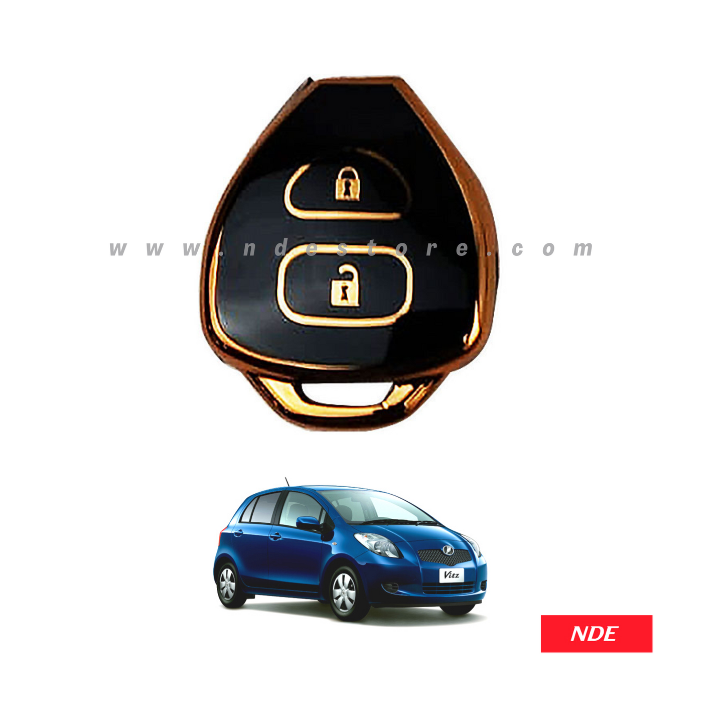 KEY COVER TPU STYLE FOR TOYOTA VITZ (2005-2010)