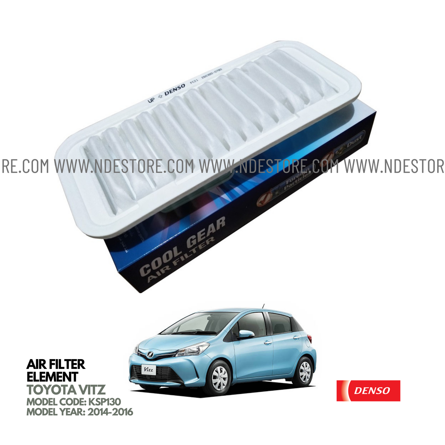 AIR FILTER ELEMENT FOR TOYOTA VITZ 1000CC (2014-2016)