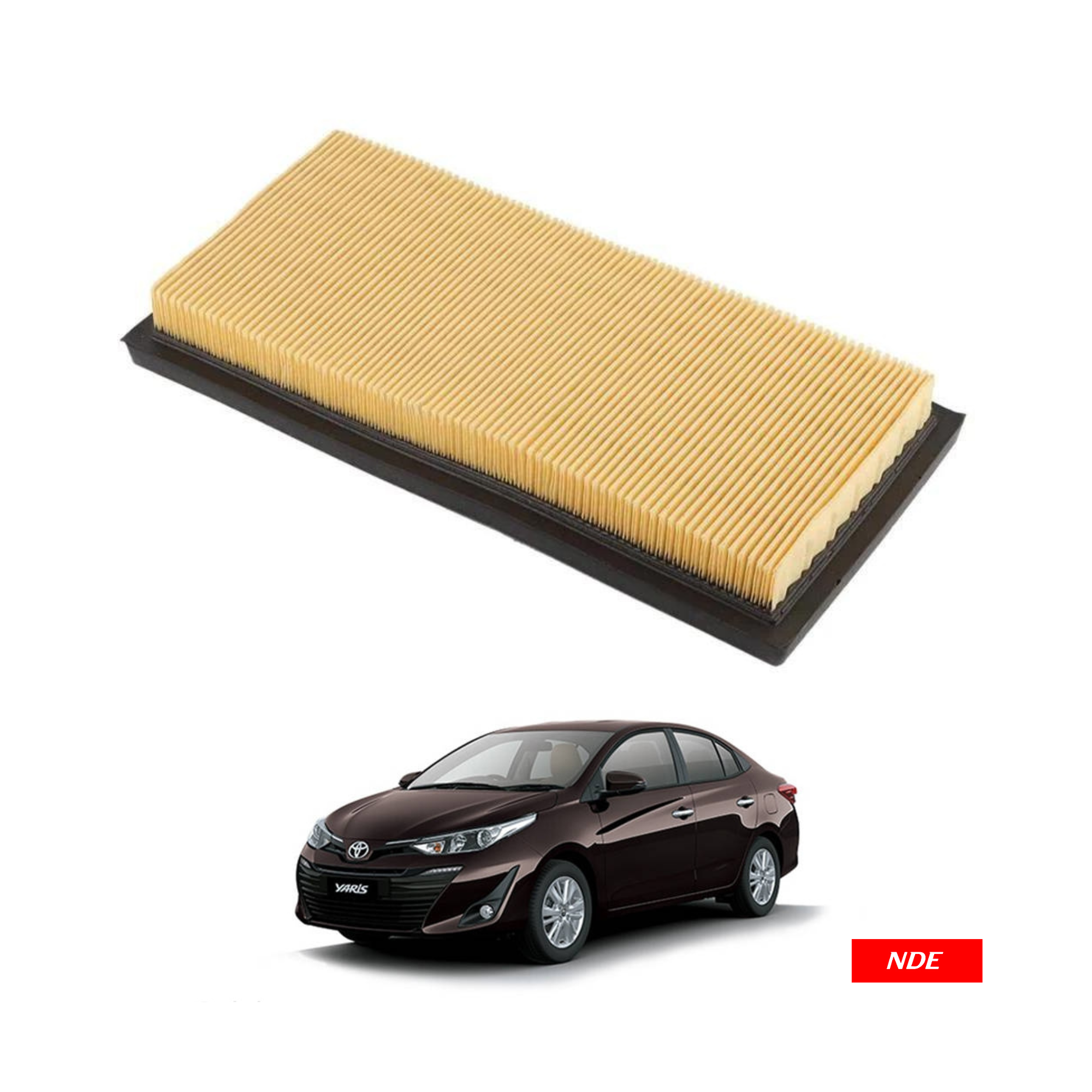 AIR FILTER ELEMENT SUB ASSY IMPORTED FOR TOYOTA YARIS
