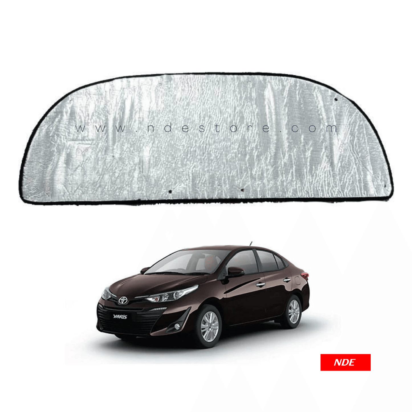 BONNET INSULATOR ALUMUNIUM COVER FOR TOYOTA YARIS - ndestore.com