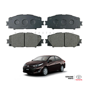 BRAKE, DISC PAD FRONT FOR TOYOTA YARIS (TOYOTA GENUINE PART)