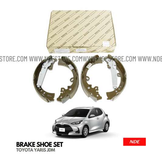 BRAKE SHOE KIT SET REAR GENUINE FOR TOYOTA YARIS JDM (2020-2024) - ndestore.com