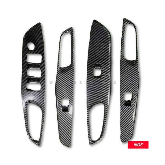 DOOR HANDLE COVER CARBON FIBER FOR TOYOTA YARIS - ndestore.com