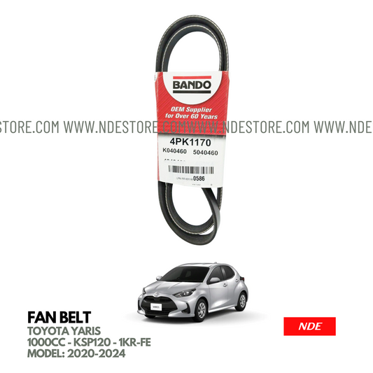 BELT V FOR FAN & ALTERNATOR FOR TOYOTA YARIS JDM (2020-2024) - ndestore.com