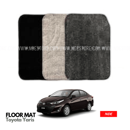 FLOOR MATS PREMIUM QUALITY FOR TOYOTA YARIS - ndestore.com