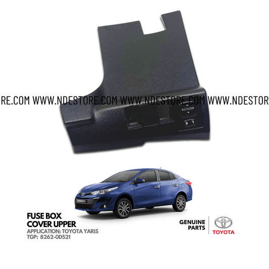 FUSE BOX COVER UPPER FOR TOYOTA YARIS - ndestore.com