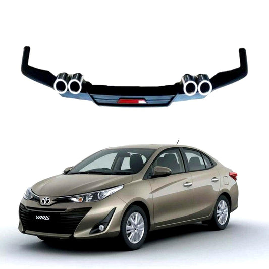 DIFFUSER REAR BUMPER FOR TOYOTA YARIS - ndestore.com