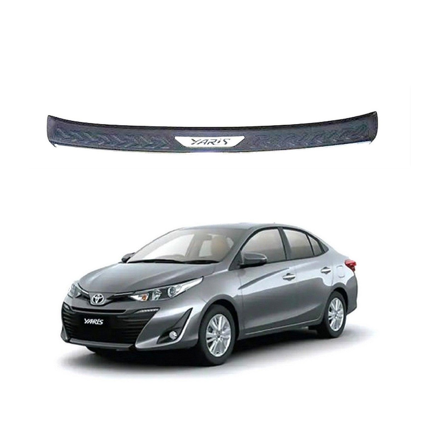 BUMPER PROTECTOR REAR FOR TOYOTA YARIS - ndestore.com