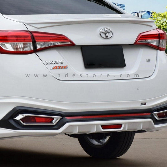 TRUNK LIP SPOILER SPORTS TYPE FOR TOYOTA YARIS - ndestore.com