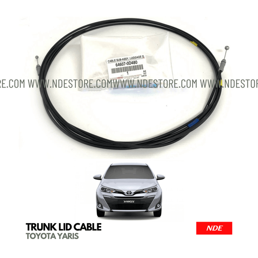 TRUNK LID OPENER CABLE FOR TOYOTA YARIS - ndestore.com