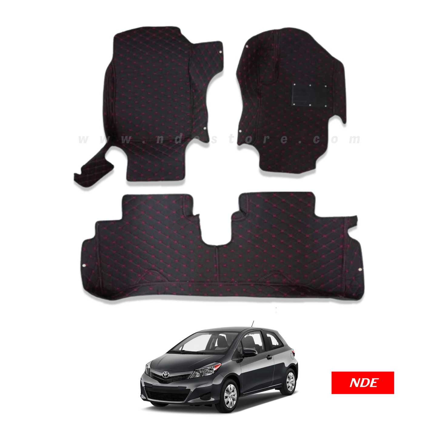 FLOOR MAT 7D STYLE FOR VITZ (2015-2024) - ndestore.com