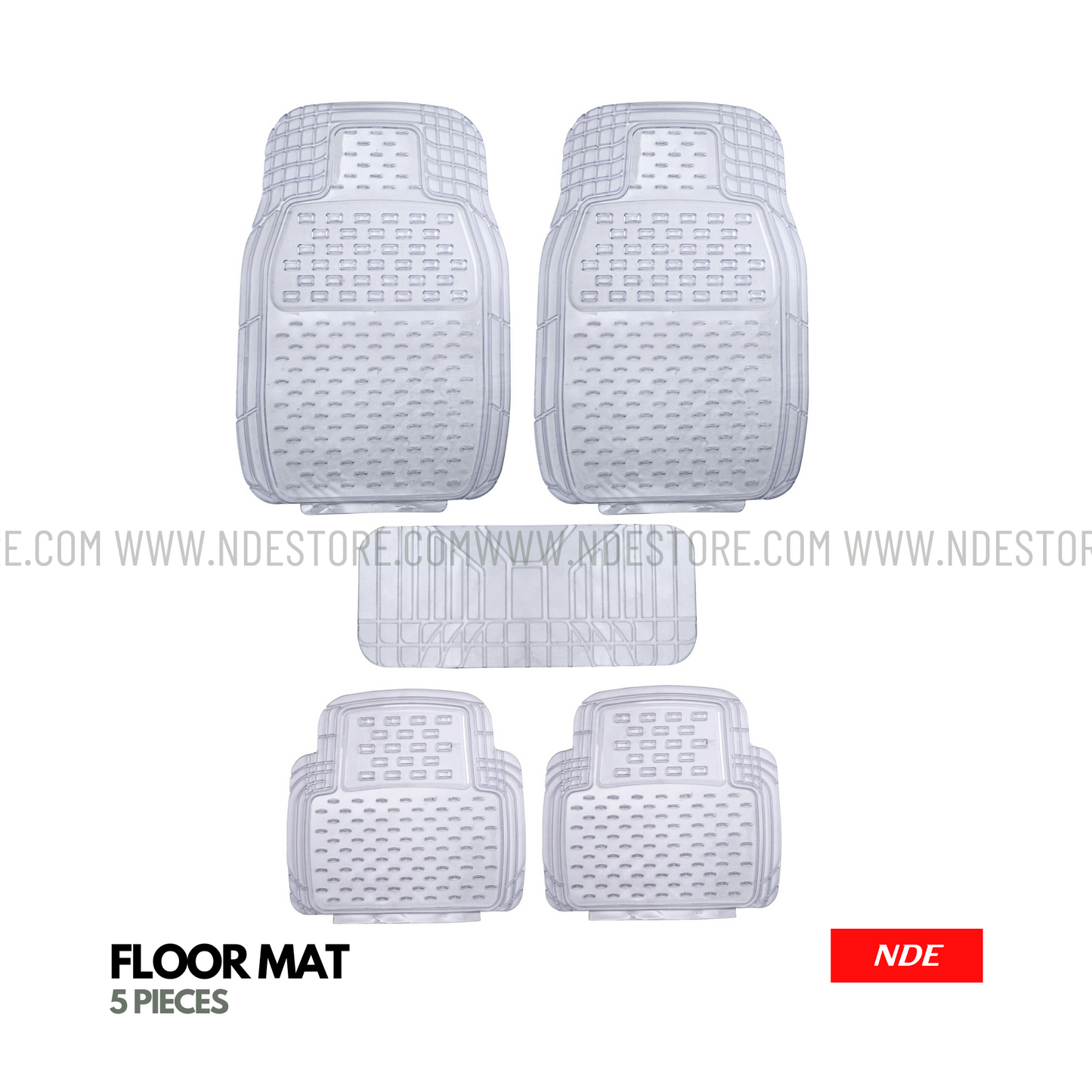 FLOOR MAT TRANSPARENT UNIVERSAL APPLICATION (3 PIECES) - ndestore.com