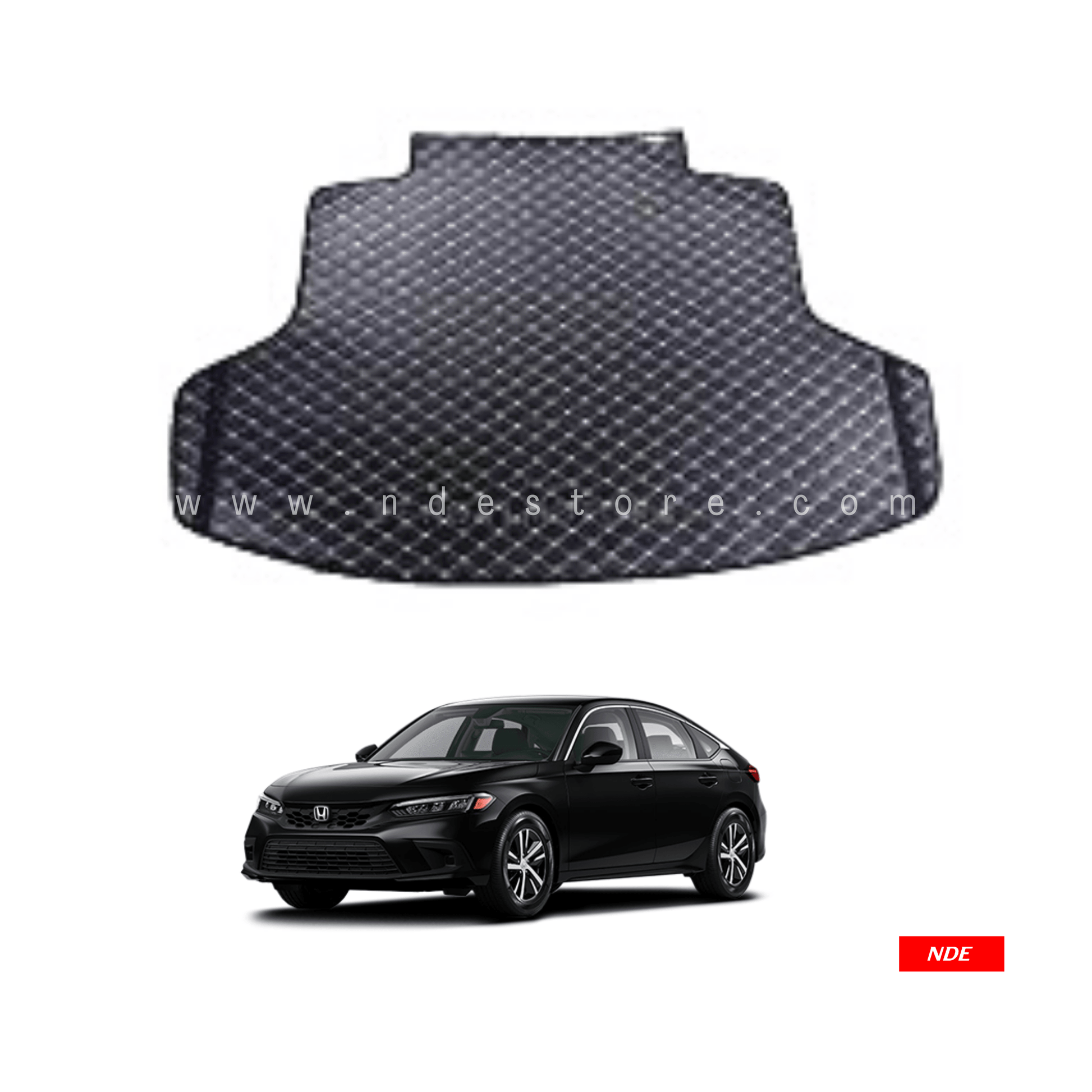 TRUNK FLOOR MAT 7D STYLE FOR HONDA CIVIC (2021-2024) - ndestore.com