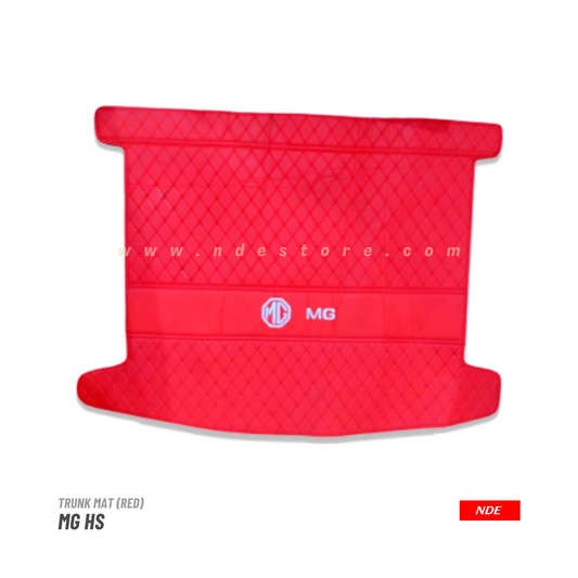 TRUNK FLOOR MAT RED UPHOLSTERY FOR MG HS