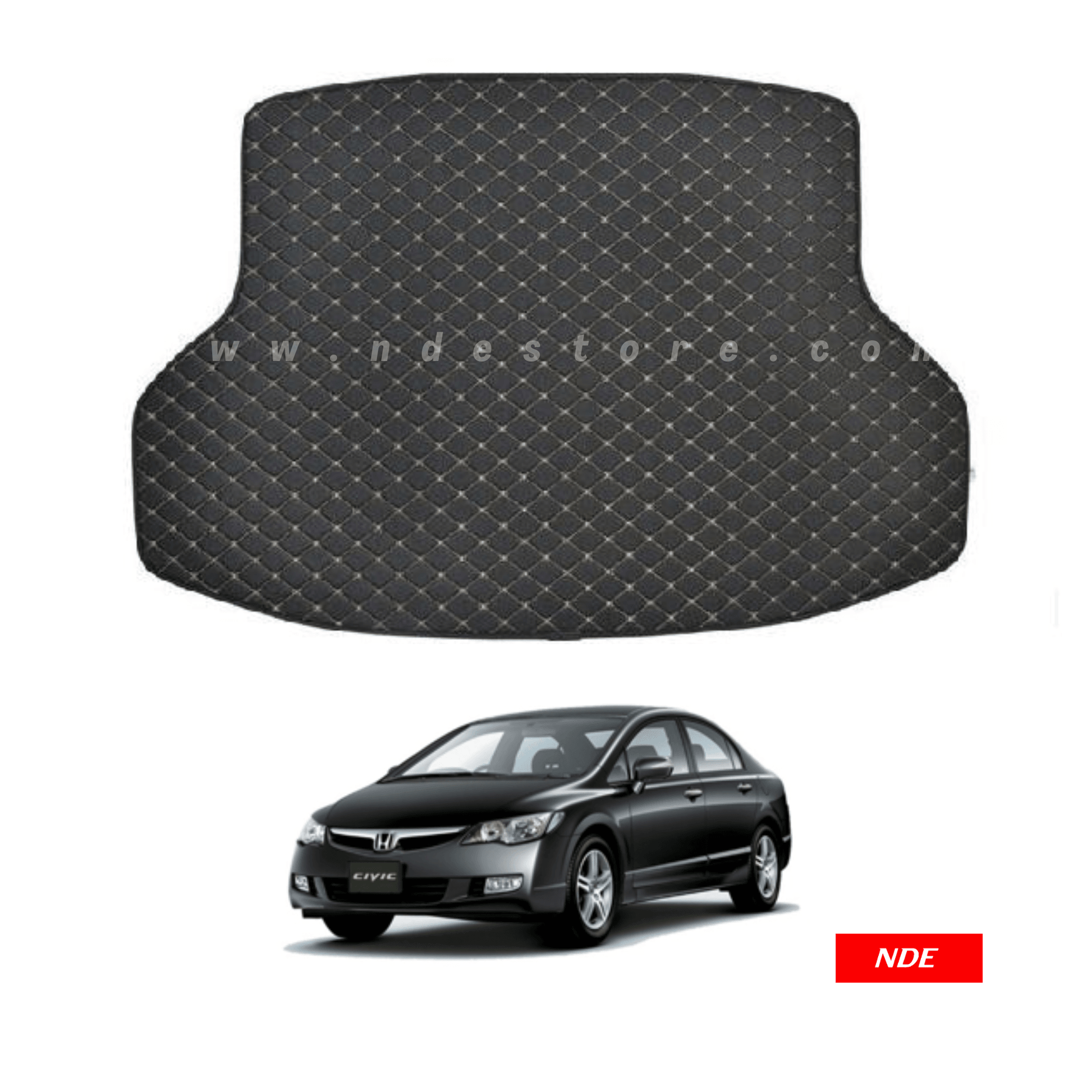 TRUNK FLOOR MAT 7D STYLE FOR HONDA CIVIC (2006-2012) - ndestore.com