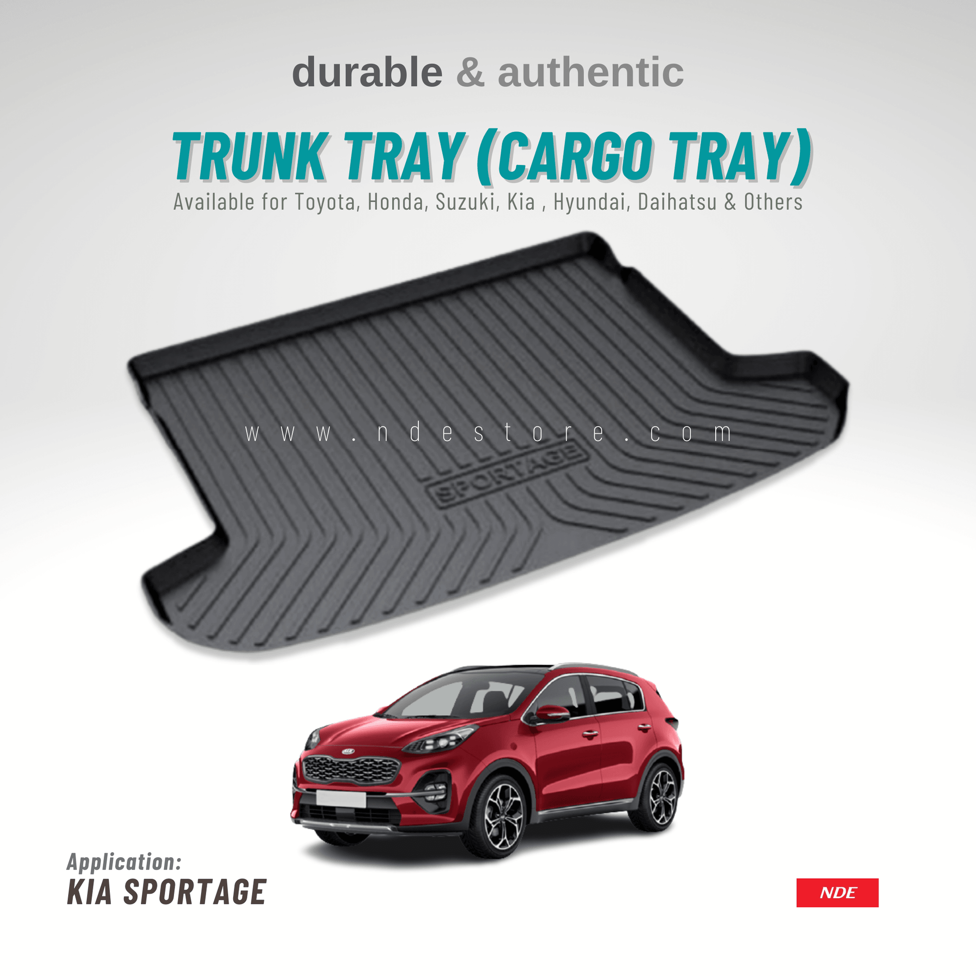 TRUNK TRAY FOR KIA SPORTAGE - ndestore.com