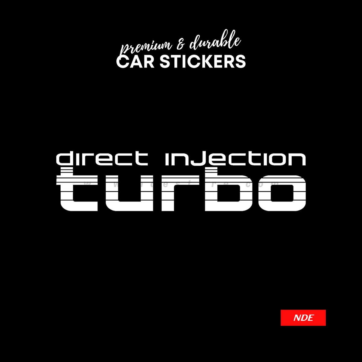 STICKER,TURBO SERIES (SKU 44528) NDE STORE