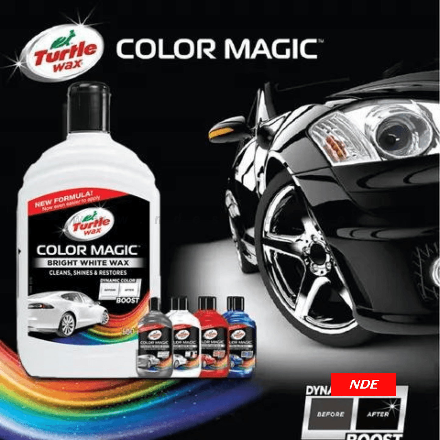 TURTLE WAX, COLOR MAGIC - BRIGHT WHITE WAX 500 ML - ndestore.com