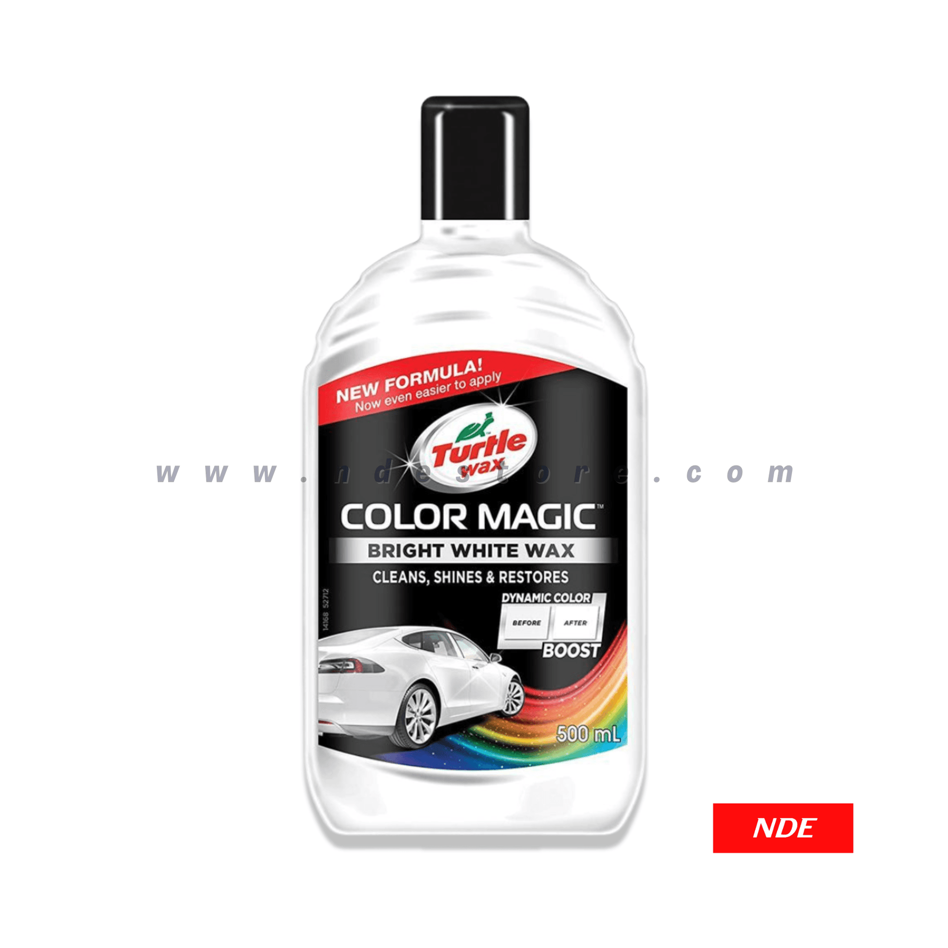 TURTLE WAX, COLOR MAGIC - BRIGHT WHITE WAX 500 ML - ndestore.com