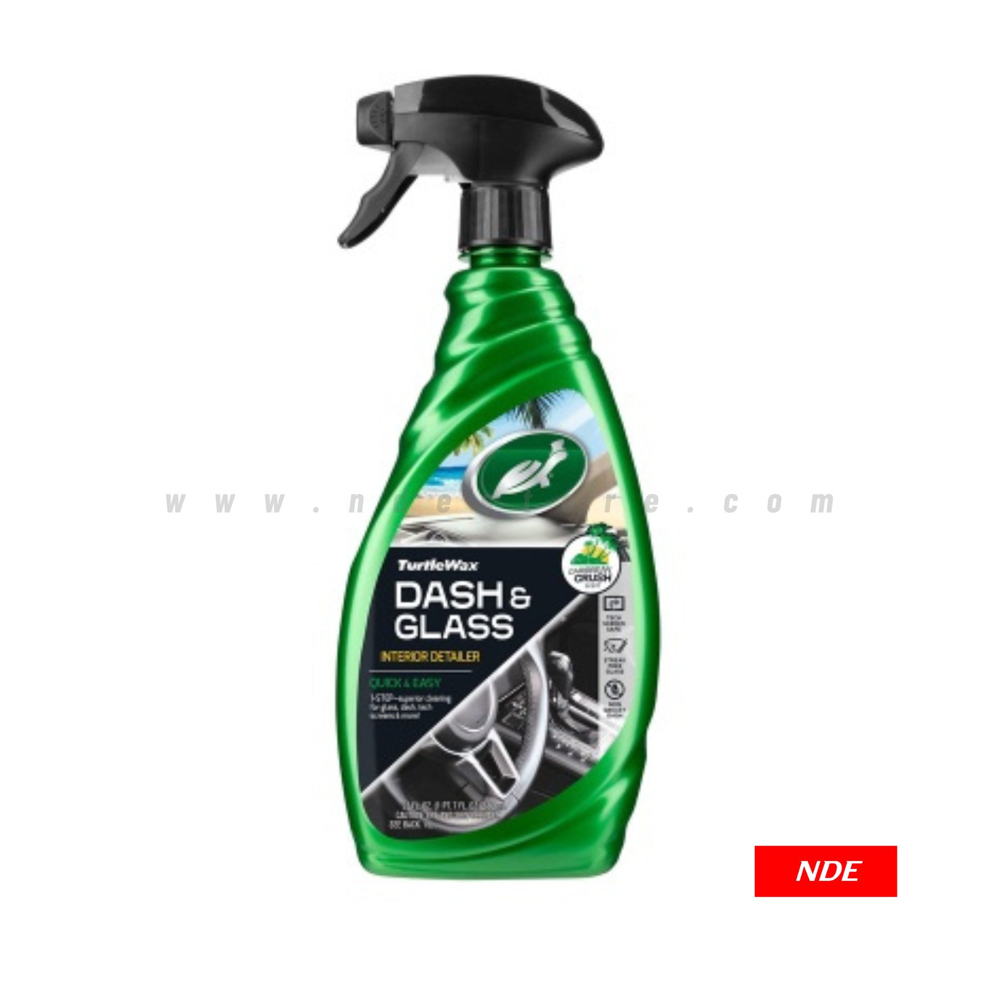 TURTLE WAX, DASH AND GLASS INTERIOR CLEANER 500 ML