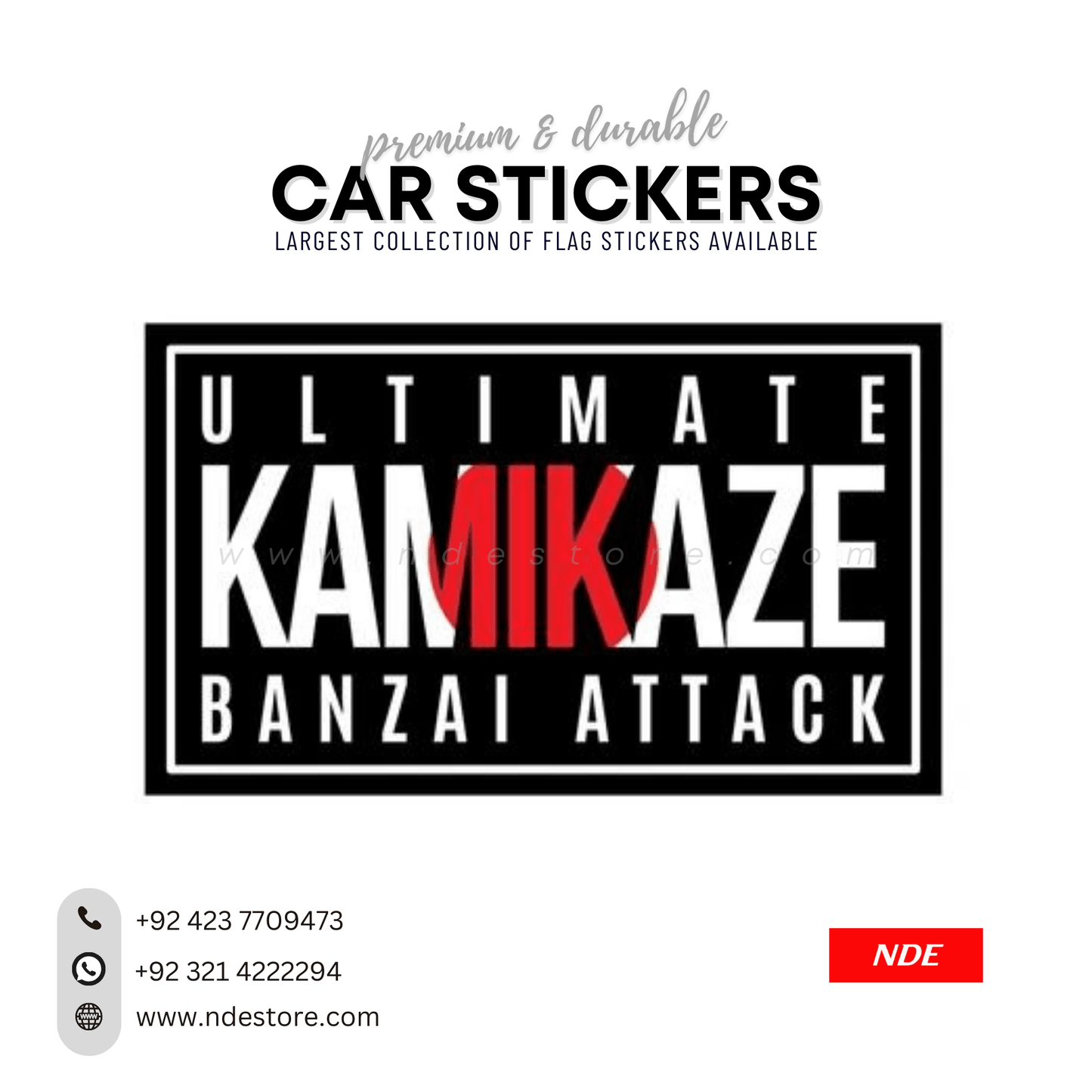 STICKER, ULTIMATE KAM-KAZI (SKU:L9355125) - ndestore.com