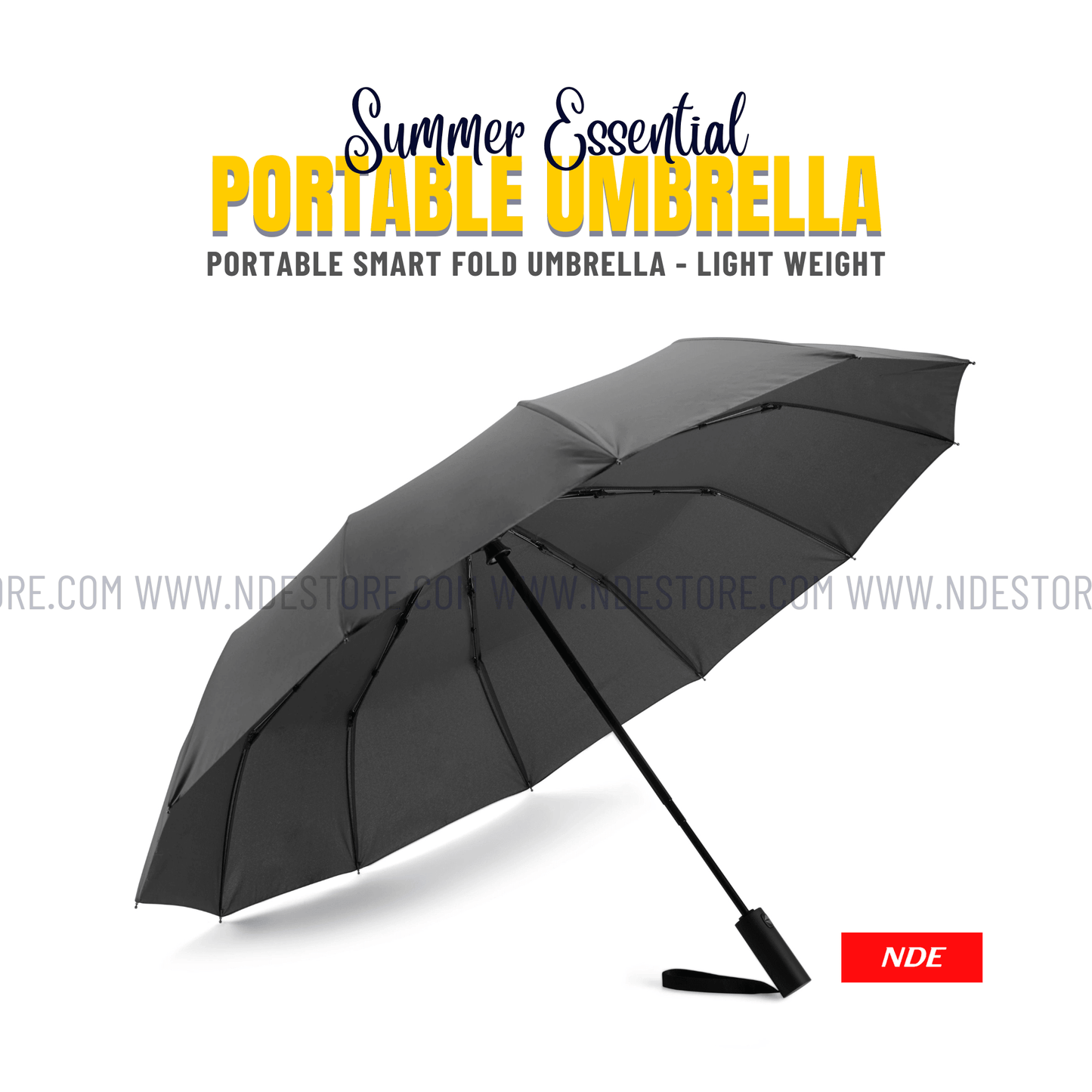 UMBRELLA SMART FOLD FOR RAIN & SUN PROTECTION - ndestore.com