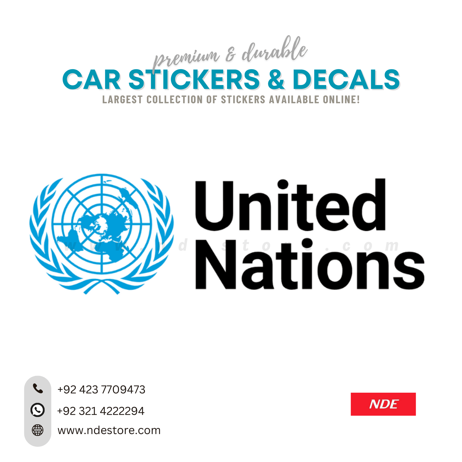 STICKER UNITED NATIONS - ndestore.com