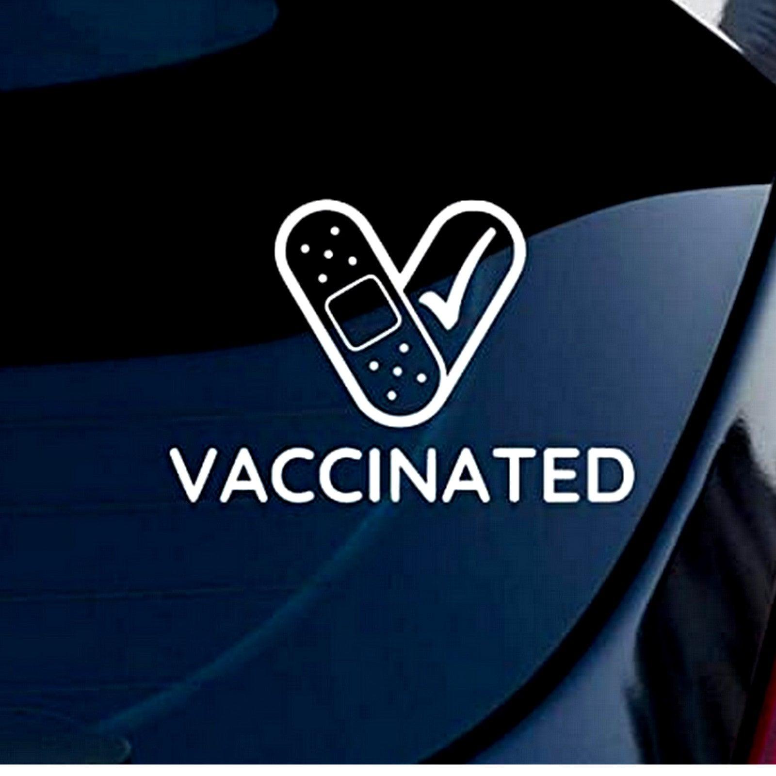 STICKER, VACCINATED - ndestore.com