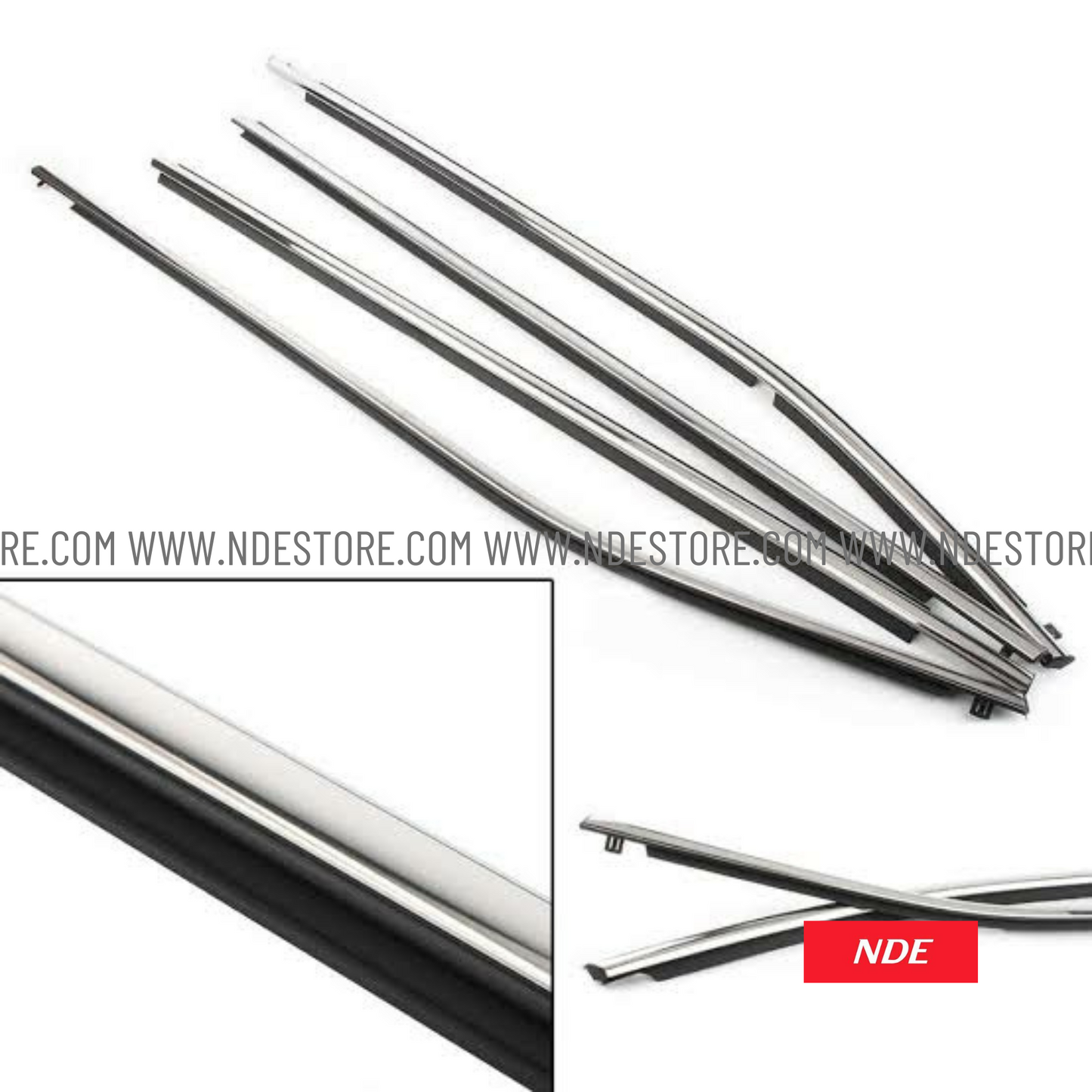 WEATHER STRIP CHROME COVER FOR SUZUKI MEHRAN - ndestore.com