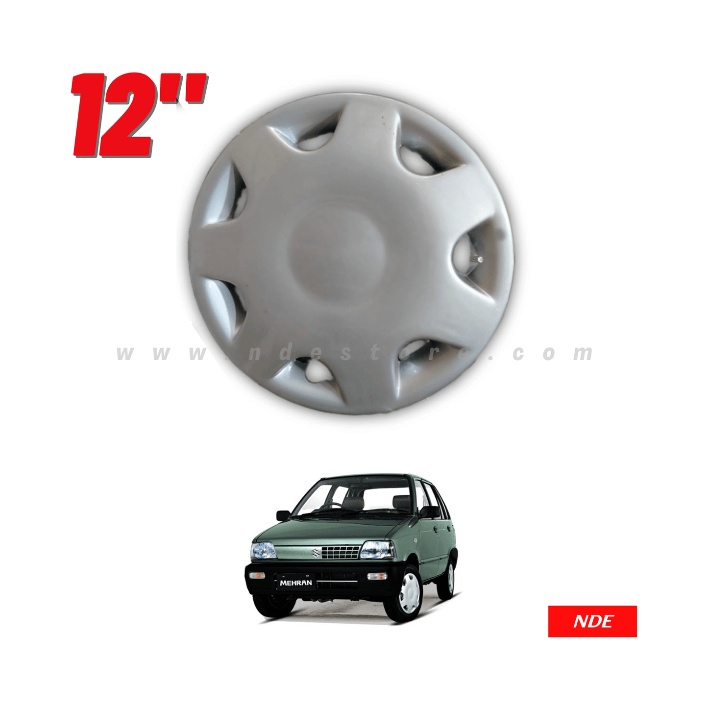 WHEEL COVER 12 INCHES SIZE FOR SUZUKI MEHRAN (4 PIECES) - ndestore.com