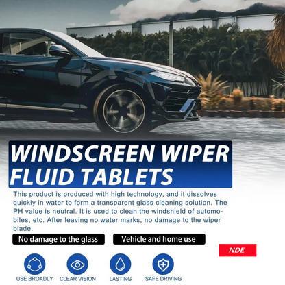 WINDSHIELD GLASS CLEANER TABLETS - ndestore.com