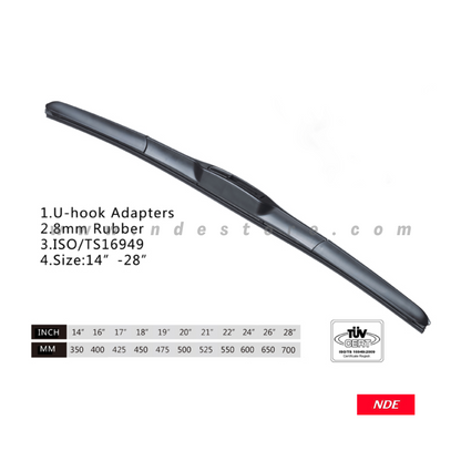 WIPER BLADE AERODYNAMIC TYPE FOR TOYOTA HILUX