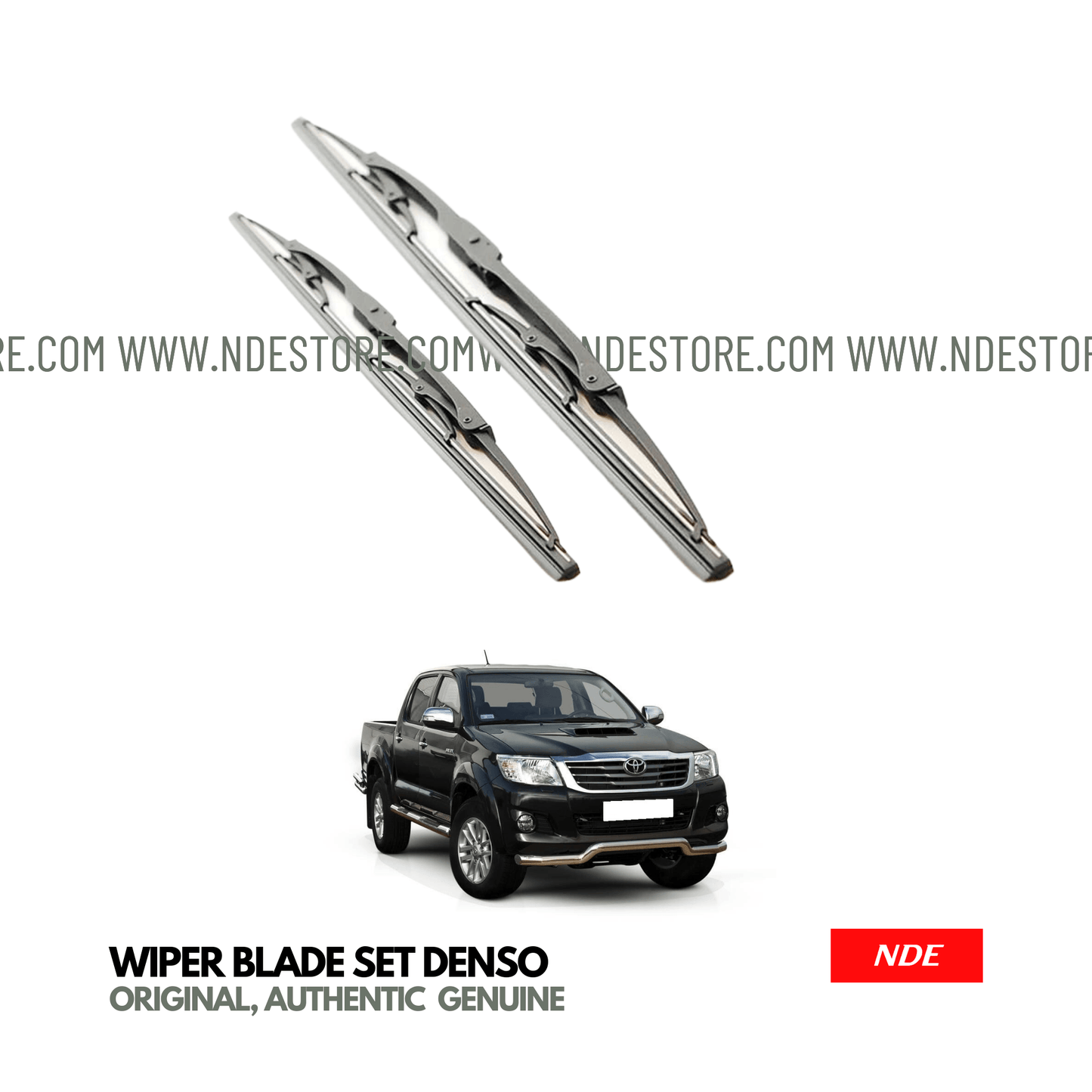 WIPER BLADE SET DENSO FOR TOYOTA HILUX - ndestore.com