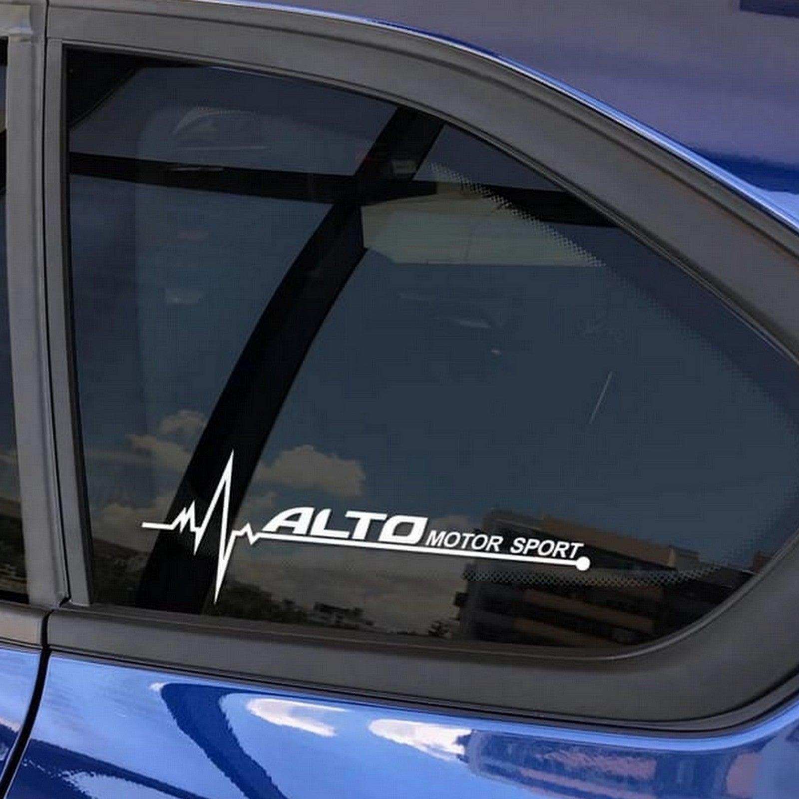 STICKER CAR SIDE WINDOW STICKER "ALTO MOTOR SPORT" SKU:8032 - ndestore.com