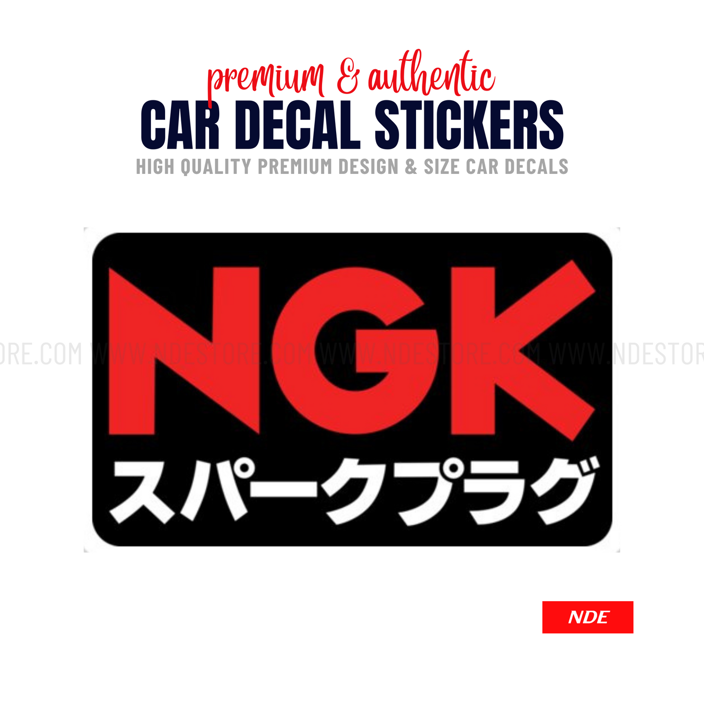 STICKER NGK