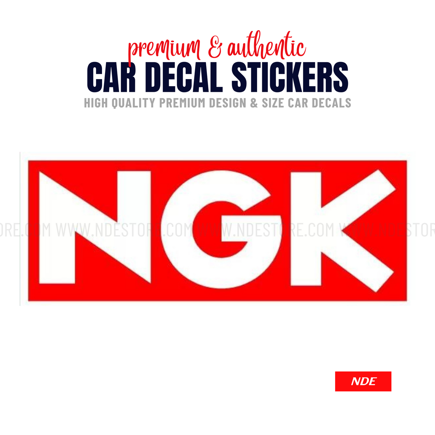 STICKER NGK