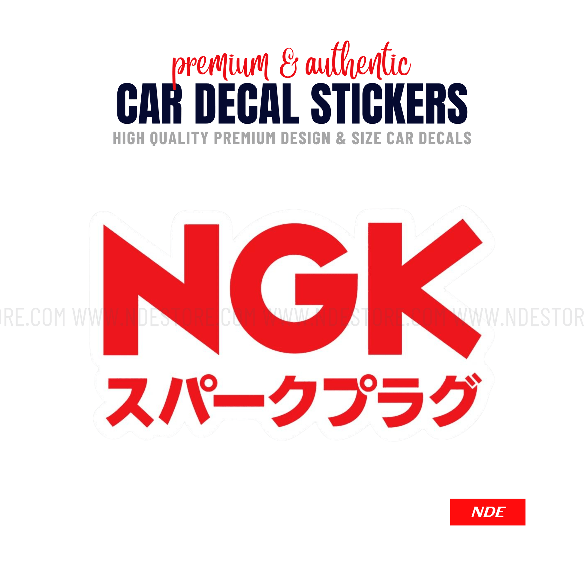 STICKER NGK JAPAN - ndestore.com