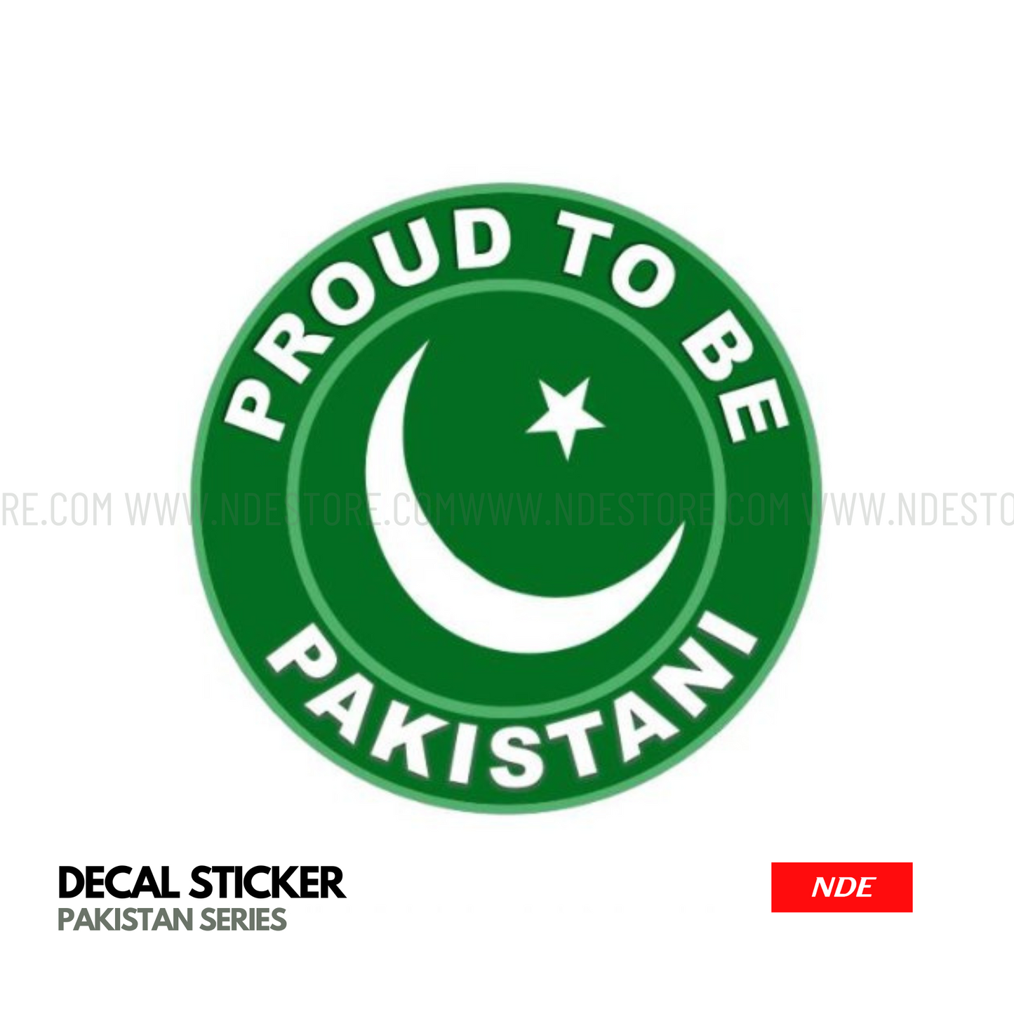 STICKER PROUD TO BE PAKISTANI