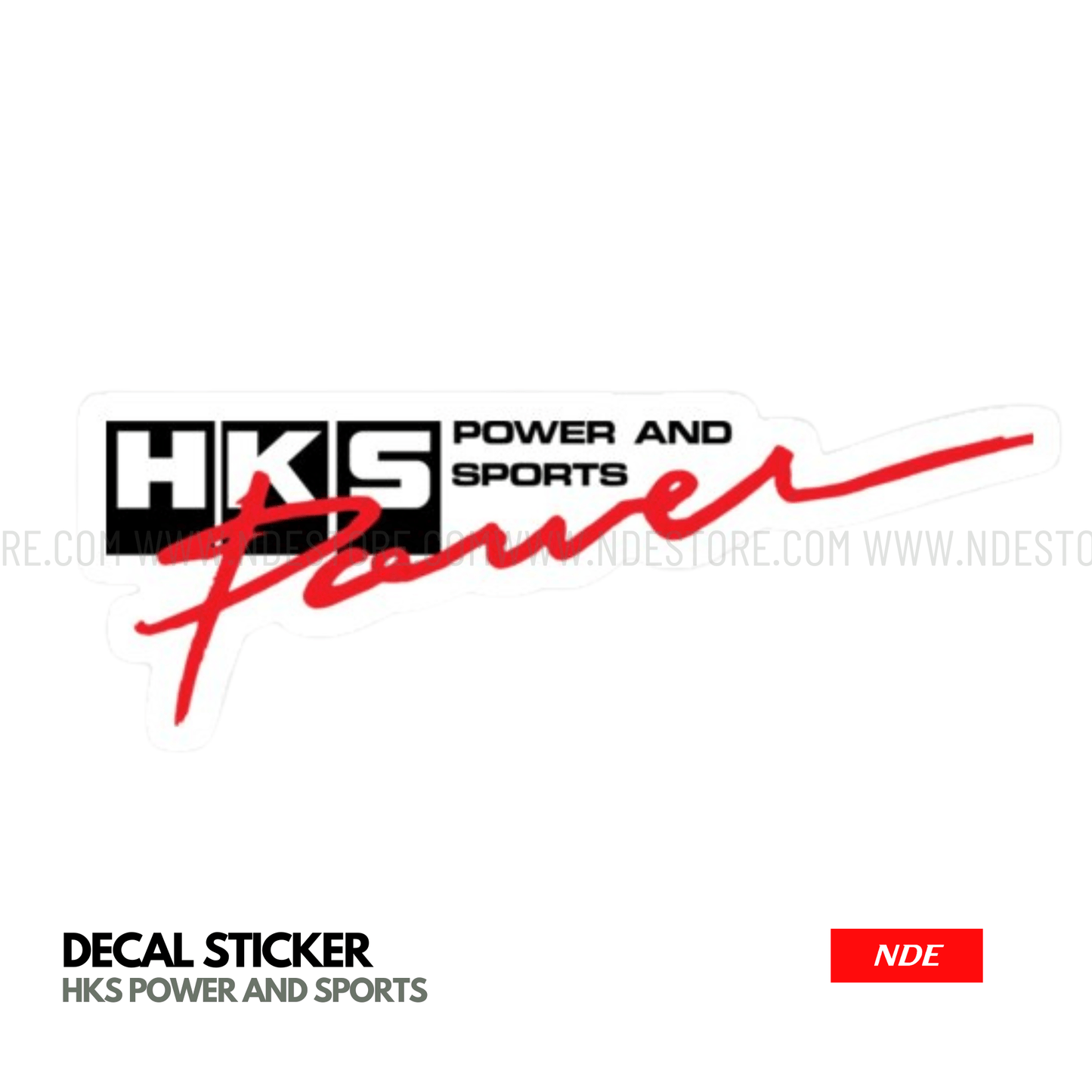 STICKER HKS POWER AND SPORTS - ndestore.com